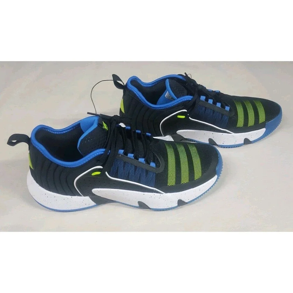 Adidas Trae Unlimited Black Lucid Lemon Blue Bird Men Sz 11.5 New In Box